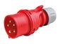 CEE 16A 400V ปลั๊กเพาเวอร์สีแดง 16A / max. 10800W / 120€